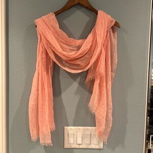 Pink/coral scarf